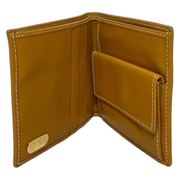 Auth GUCCI Old Gucci, Micro GG - Brown Light Brown PVC Leather Bifold Wallet - Picture 3 of 9